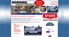 Desktop Screenshot of downinghvac.com